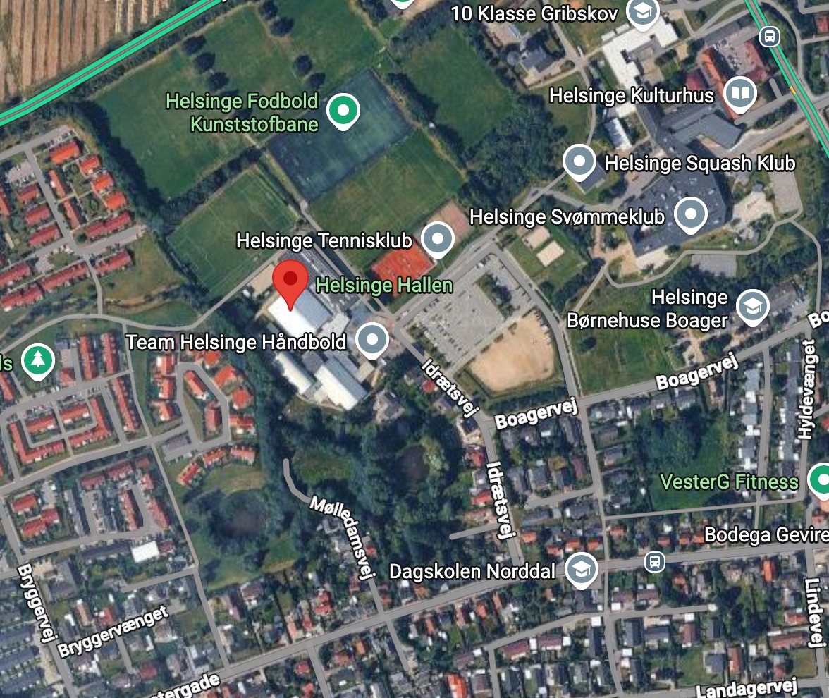 Google Maps viser lokation for fundet ejendel